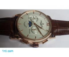 Мъжки часовник PATEK PHILIPPE кафява каишка клас ААА+ - Каринка 7/8